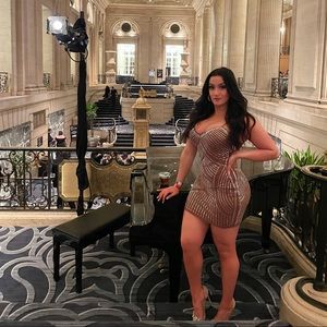 Fashion Nova Sparkle Party Mini Dress